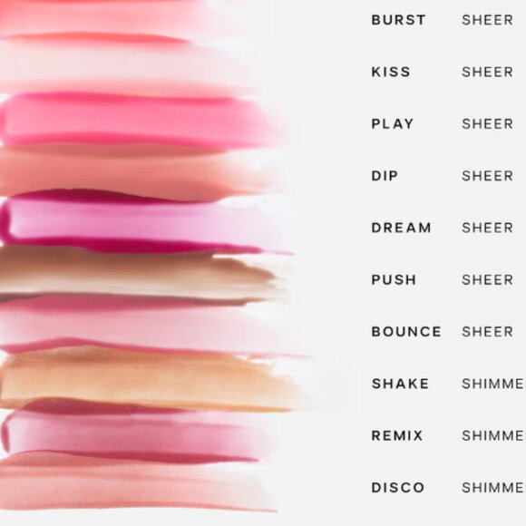 Saie Glossybounce High-Shine Hydrating Lip Gloss Oil | Kiss (clear) | NEW MAKEUP - Picture 5 of 5